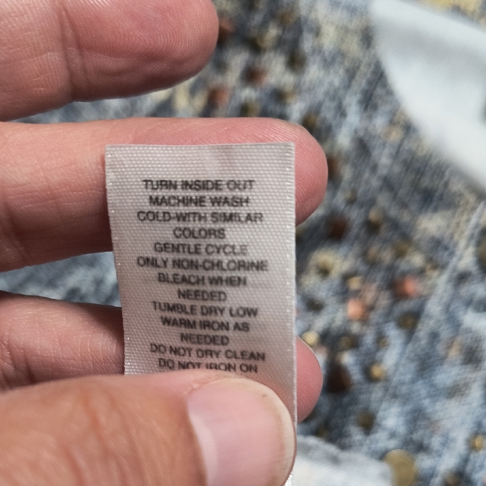 Chico's Denim And Patterned Jacket - image 5